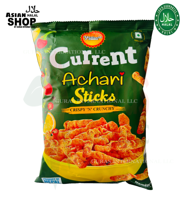 Crunchy Achari Sticks for snacking