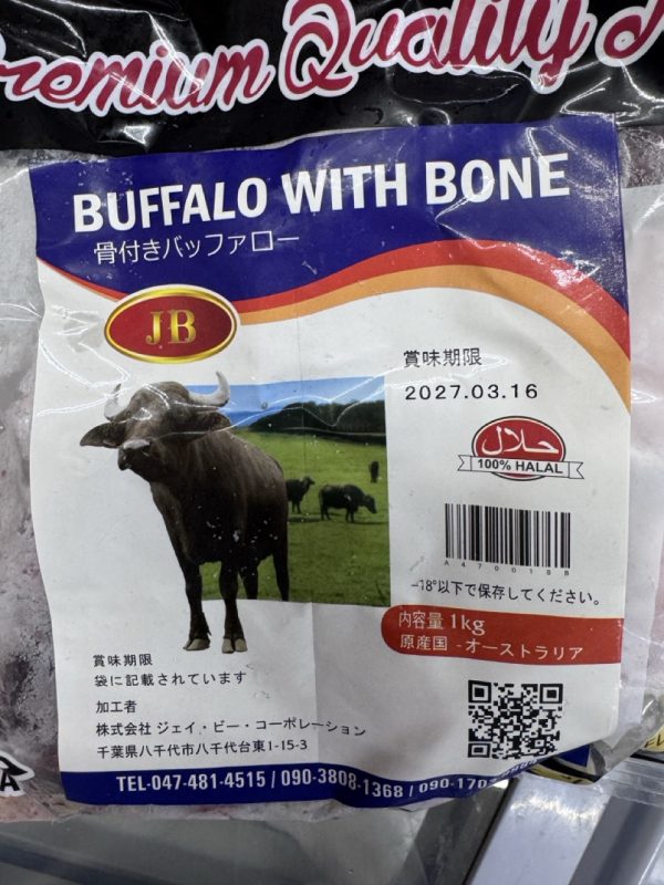 BUFFALO WITH BONE